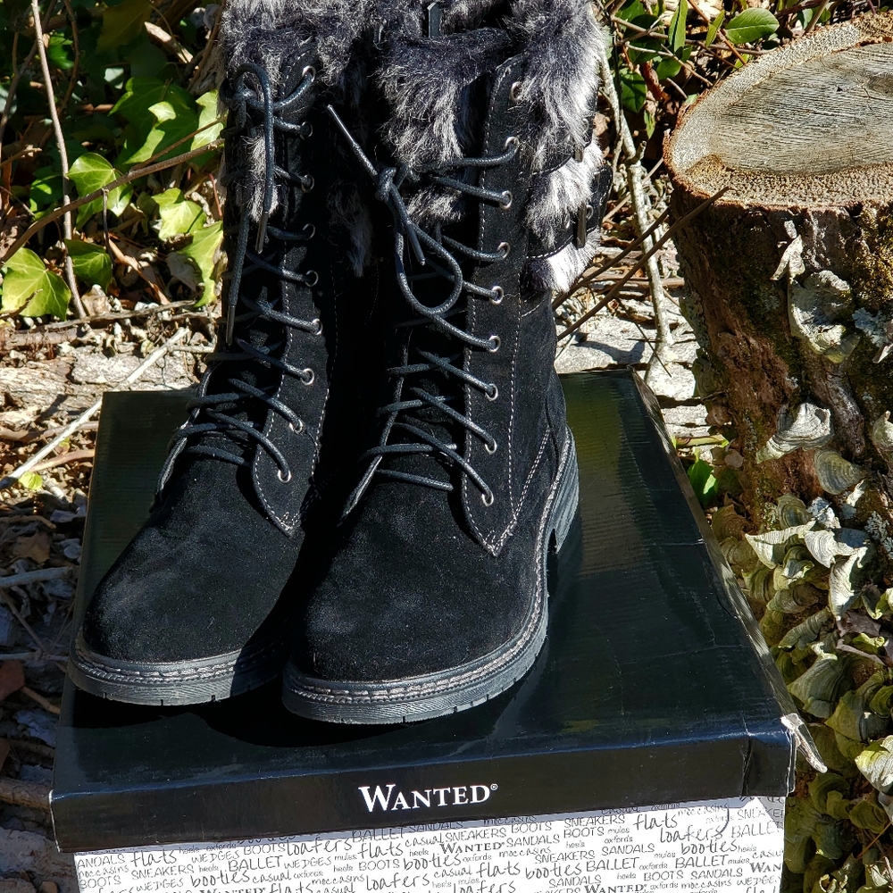 LN Wanted Pilsner Military Styled Lace-Up Boots - Picture 2 of 8